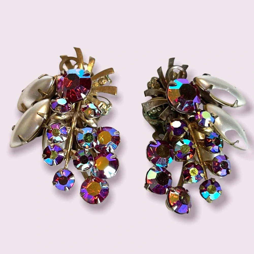 Vintage retro rhinestone